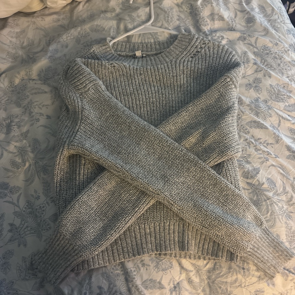 Garage Light Gray Women's Crew Neck Sweater
